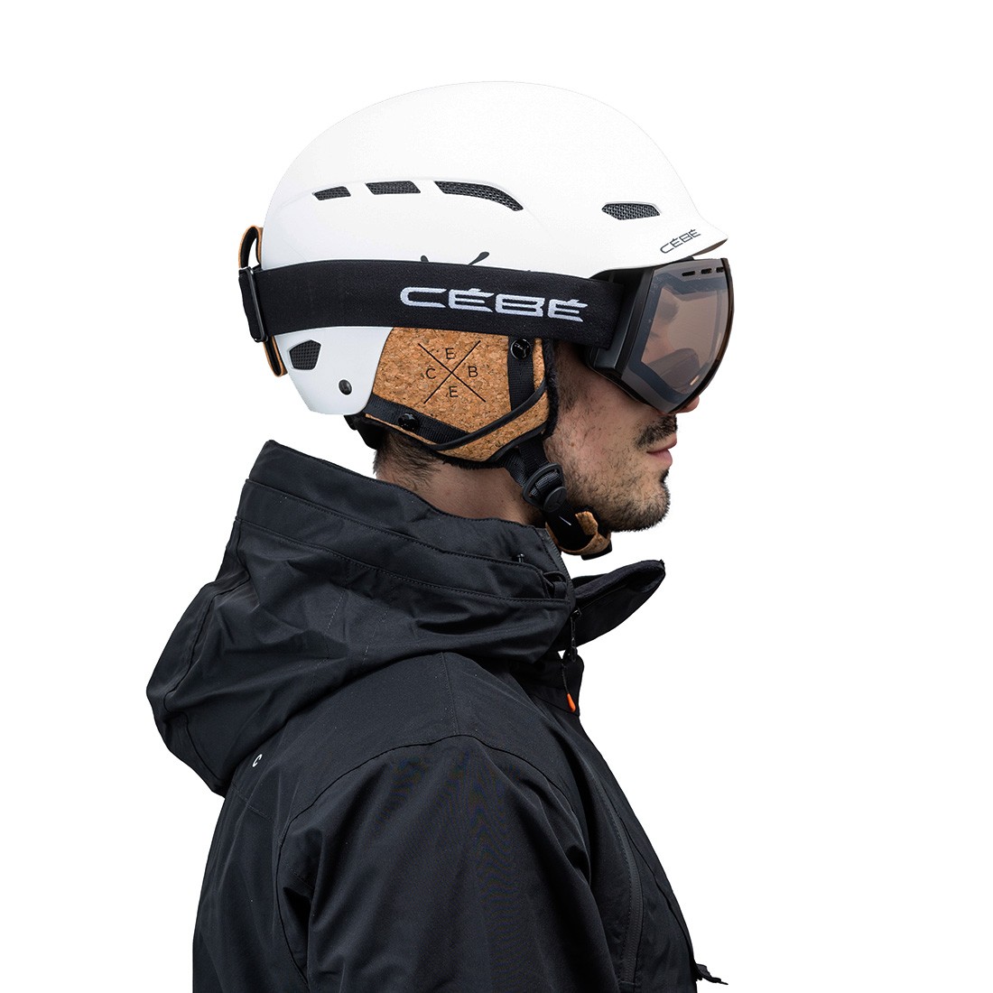Skihelm/Snowboard Helm CEBE DUSK, BLACK/blue, einstellbar 