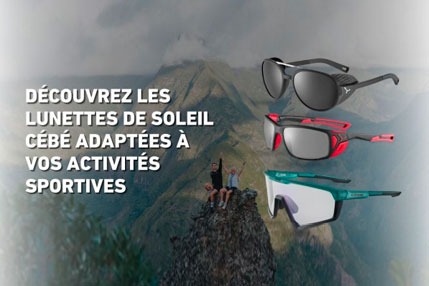 Discover CÉBÉ sunglasses designed for your sporting activities
